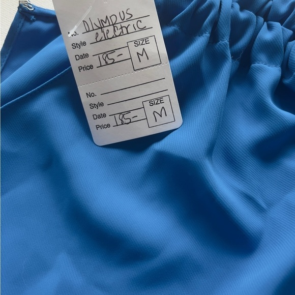 NWT Amanda Uprichard Blue Olympus Dress Size Medium MSRP $185 (E2) - Picture 4 of 7